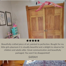 Load image into Gallery viewer, Pink Flamingo Wooden Mobile Bird