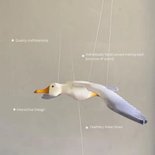 Load image into Gallery viewer, Seagull Wooden Mobile Bird