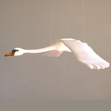 Load image into Gallery viewer, Swan Wooden Mobile Bird