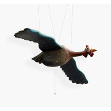 Load image into Gallery viewer, Guinea Fowl Wooden Mobile Bird
