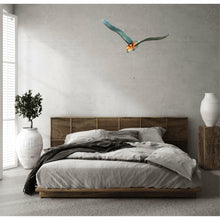 Load image into Gallery viewer, Bright Pelican Wooden Mobile Bird
