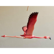 Load image into Gallery viewer, Pink Flamingo Wooden Mobile Bird - WoodwingsCreations