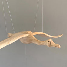 Load image into Gallery viewer, Pine Goose Wooden Mobile Bird
