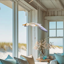 Load image into Gallery viewer, Seagull Wooden Mobile Bird
