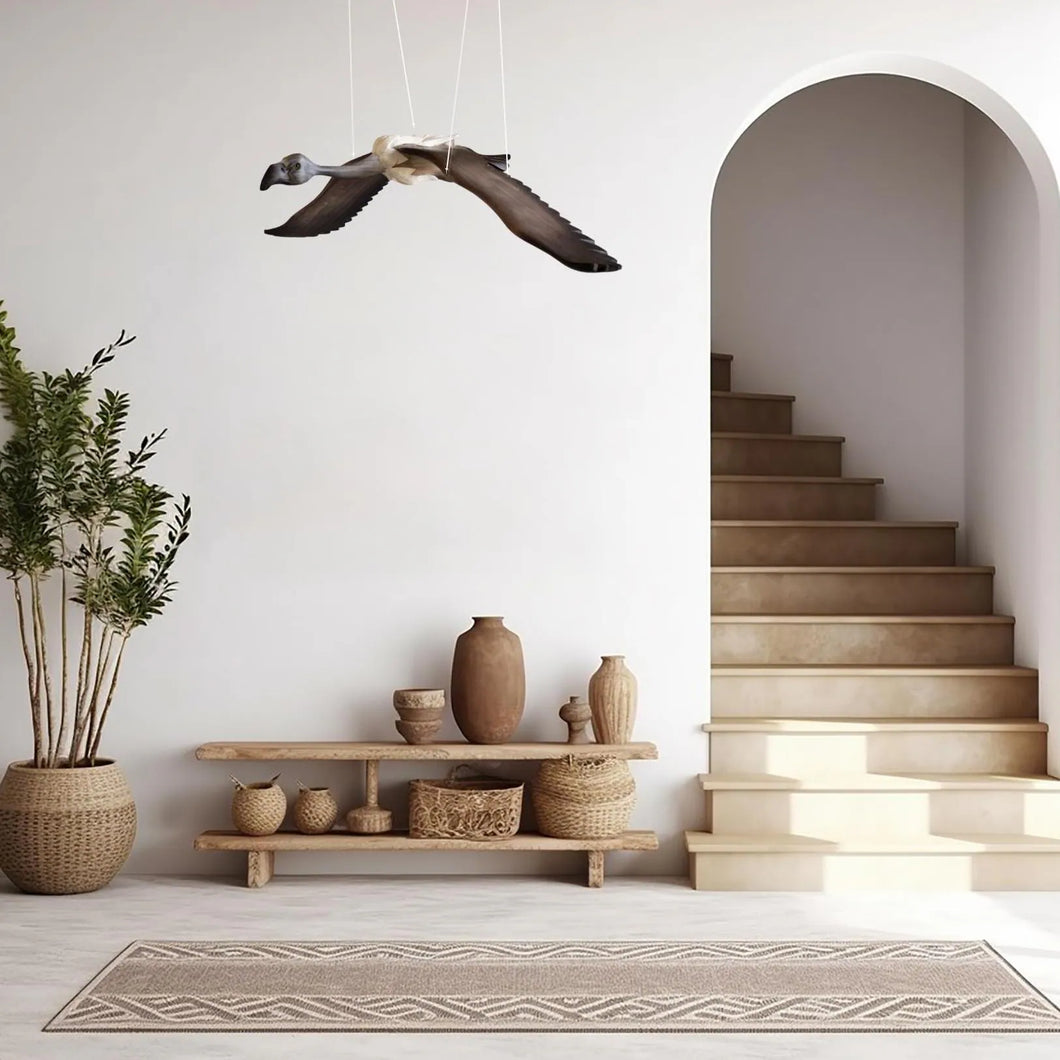 Vulture Wooden Mobile Bird