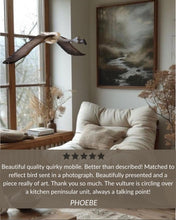 Load image into Gallery viewer, Vulture Wooden Mobile Bird
