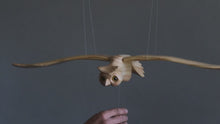 Load and play video in Gallery viewer, Pine Owl Wooden Mobile Bird
