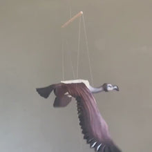 Load and play video in Gallery viewer, Vulture Wooden Mobile Bird
