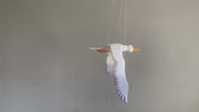 Load and play video in Gallery viewer, Seagull Wooden Mobile Bird
