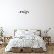 Load image into Gallery viewer, Mallard Duck Wooden Mobile Bird - Over the bed decoration
